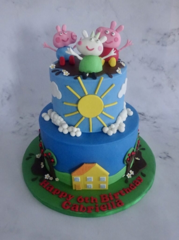 "Peppa Pig and Friends Cake"