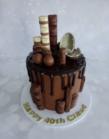 "Chocolate Overload Drip Cake"