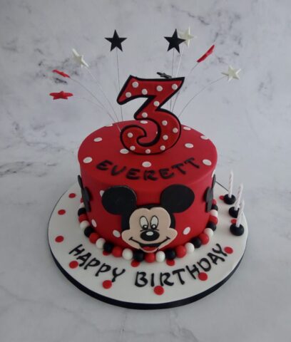 "Mickey Mouse Cake"
