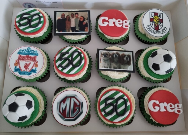 "50th Birthday Cupcakes"