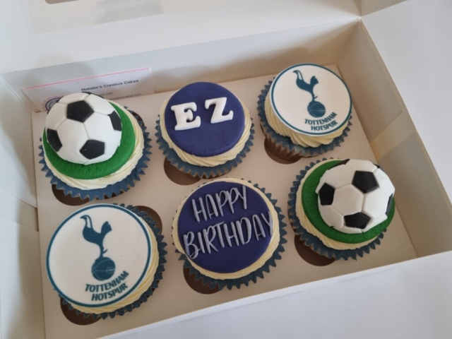 "Football Cupcakes"