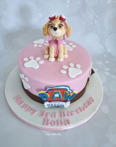 "Paw Patrol Skye Cake"