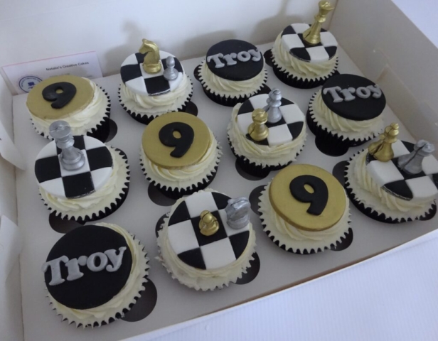 "Chess Cupcakes"