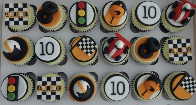 "Formula 1 Cupcakes"