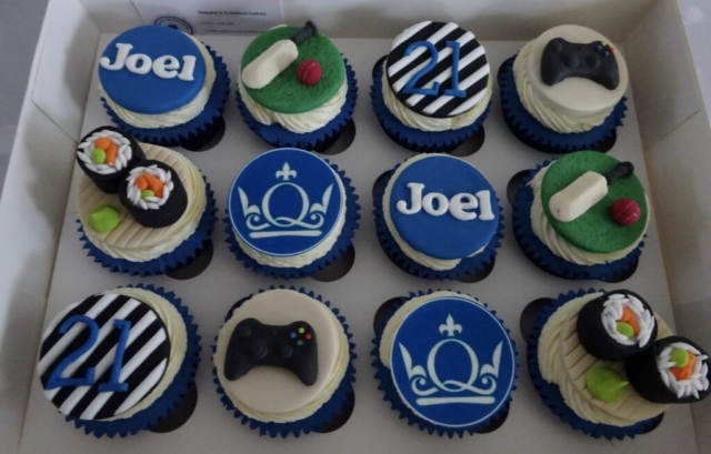"21st Birthday Cupcakes"