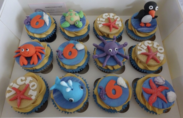 "Under The Sea Cupcakes"