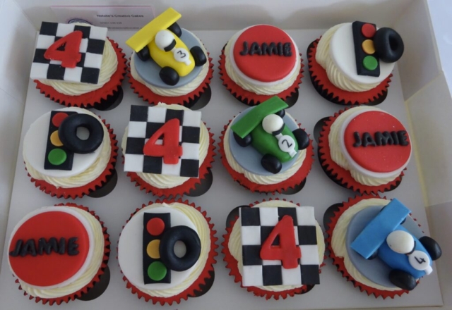 "Go Karting Cupcakes"