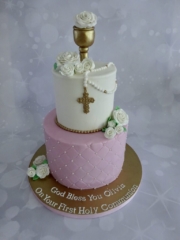 "Olivia's Communion Cake"