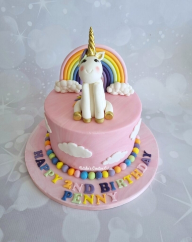 "Unicorn Rainbow Cake"