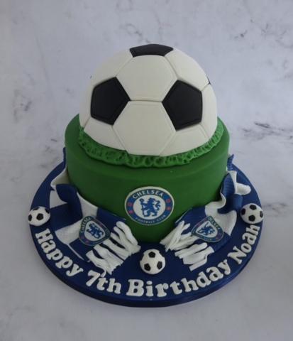 "Chelsea Football Cake"