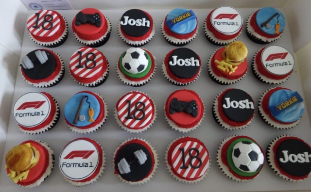 "18th Birthday Cupcakes"