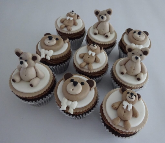 "Teddy Bear Cupcakes"