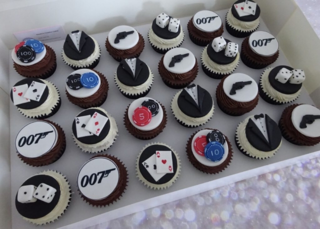"James Bond Cupcakes"
