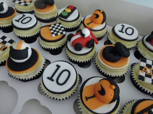 "Formula 1 Cupcakes"