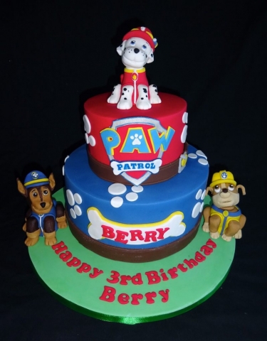"Paw Patrol Two Tier Cake"