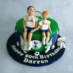 "Father andSon Tottenham Hotspur Cake"