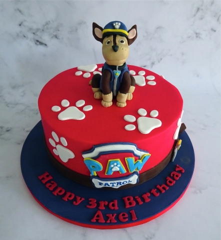 "Paw Patrol Chase Cake"