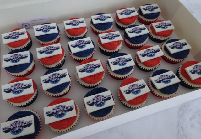 "Boys UK Ninja Warrior Cupcakes"