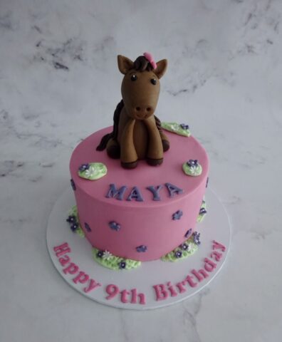 "Cute Horse Cake"