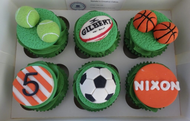 "Sports Cupcakes"