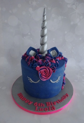 "Galaxy Unicorn Cake"
