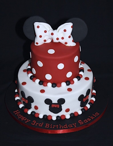 "Minnie Mouse Two Tier"