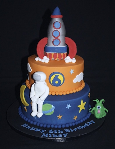 "Astronaut & Rocket"