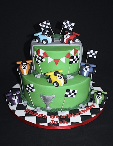 "Formula One Two Tier Cake"