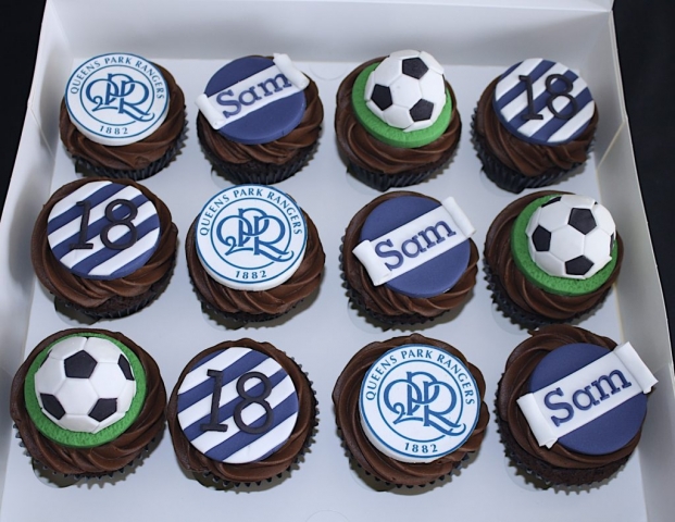 "QPR Football Cupcakes"