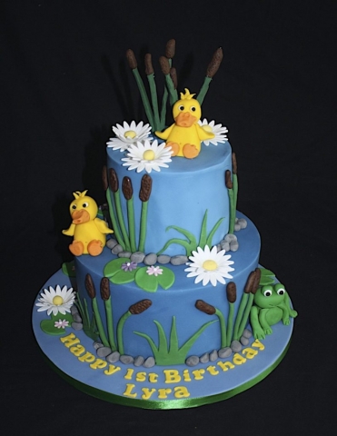 "Frogs and Ducks Cake"