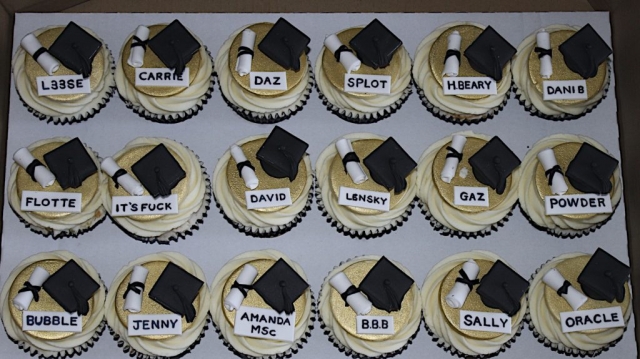 "Graduation Cupcakes"