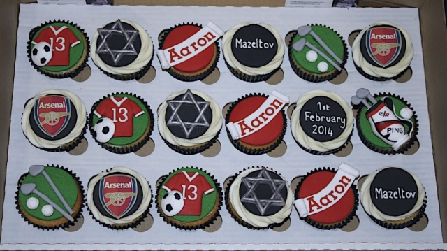 "Barmitzvah Cupcakes"