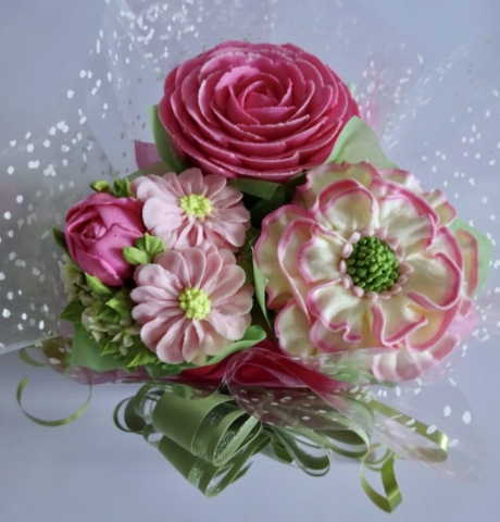 "Mini Cupcake Bouquet Pink"