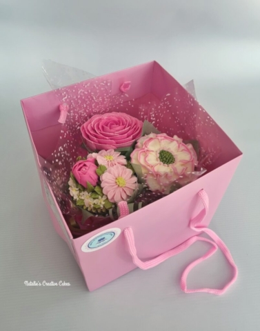 "Mini Cupcake Bouquet Pink"