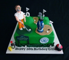 "Golf, QPR Cake"