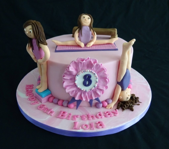 "Gymnastics Cake"