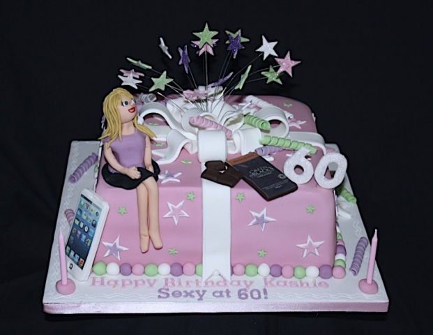 "Baby Pink & Pastels 60th Starburst"