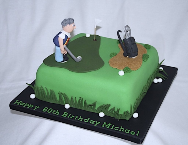 "Golfing Cake"