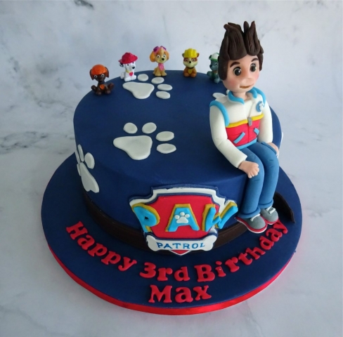 "Paw Patrol Ryder Cake"