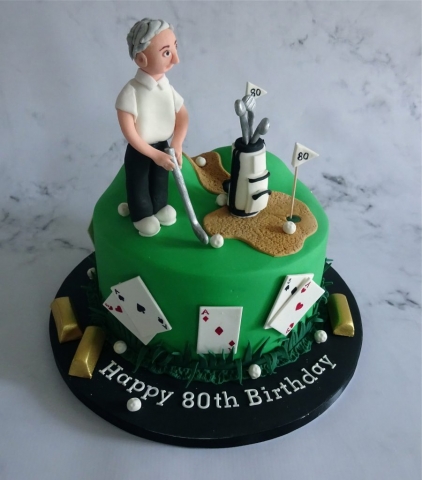 "Golfing Cake"