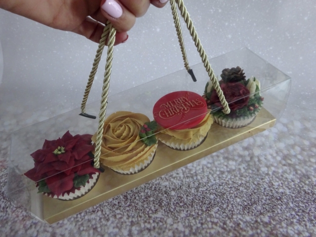 "Christmas Deluxe Cupcake Box"