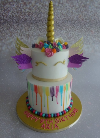 "Winged Unicorn Cake"