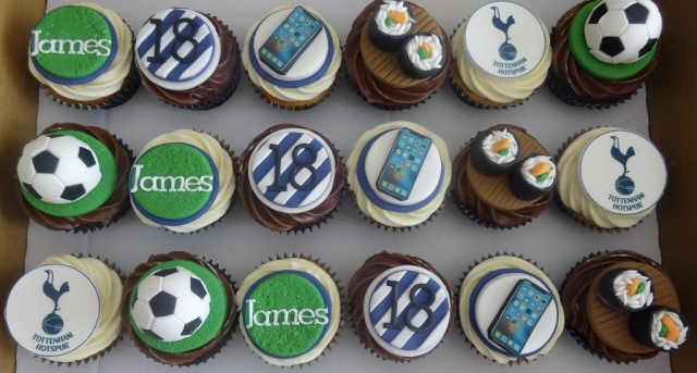 "18th Birthday Cupcakes"