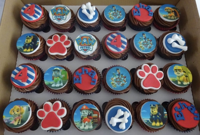 "Paw Patrol Cupcakes"
