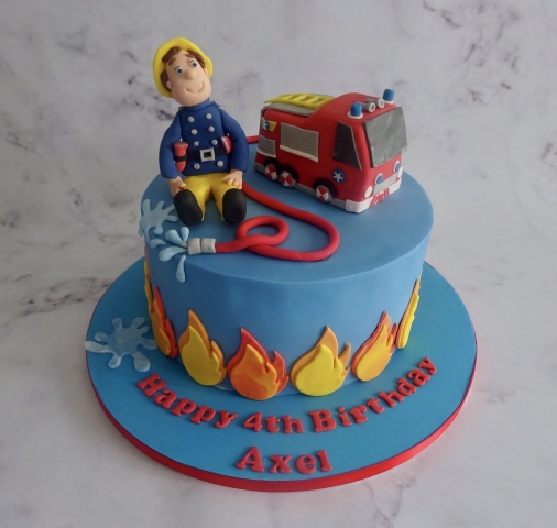 "Fireman Sam Cake"