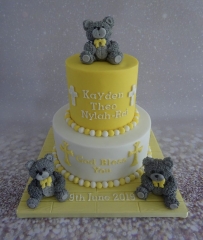 "Boys Christening Cake"
