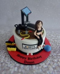 "Gym Bunny Cake"