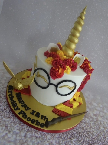"Harry Potter Unicorn Cake"