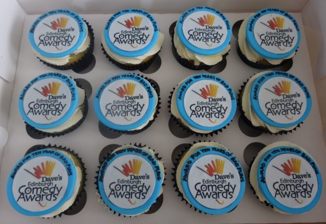 "Edinburgh Comedy Award Cupcakes"