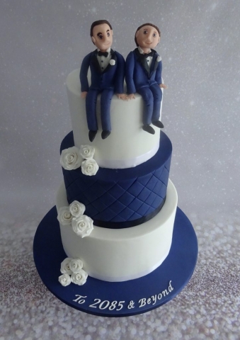 "Three Tier Wedding Cake"